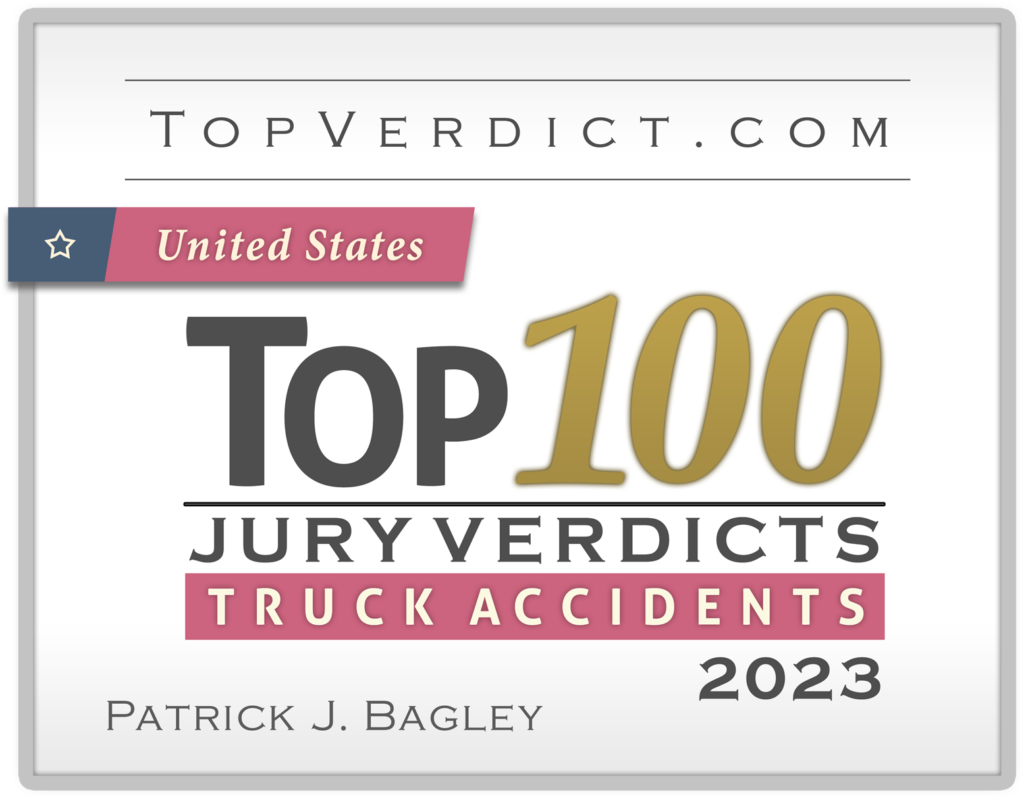 patrick bagley top 100 jury verdicts truck accidents